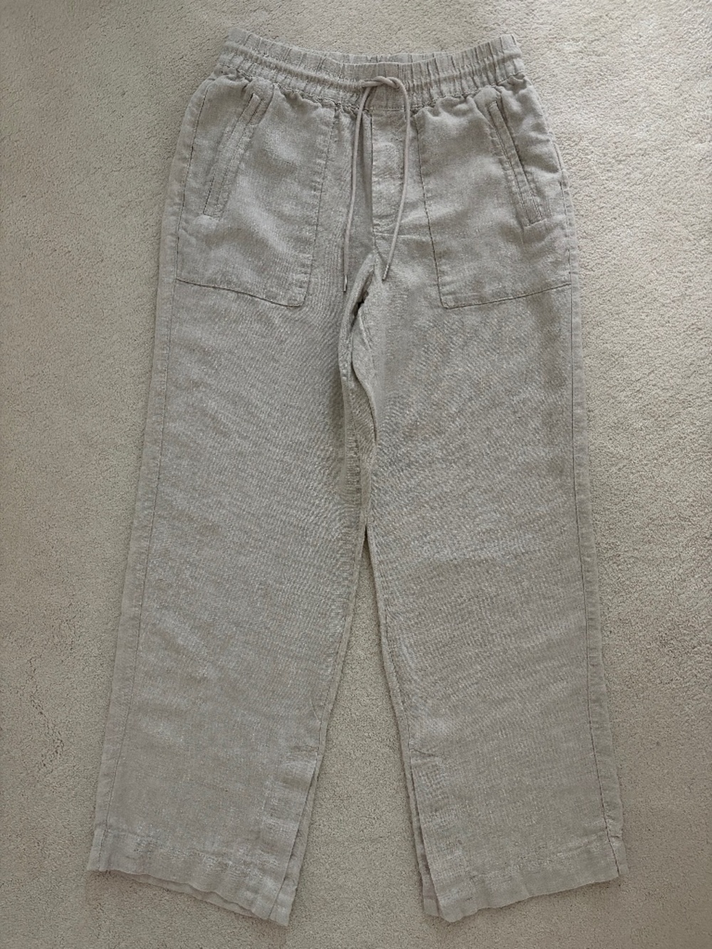 Athleta Small wide leg linen pants